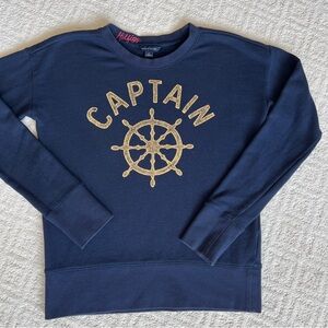 Tommy Hilfiger Captain Nautical Crewneck Sweatshirt Pullover - Small